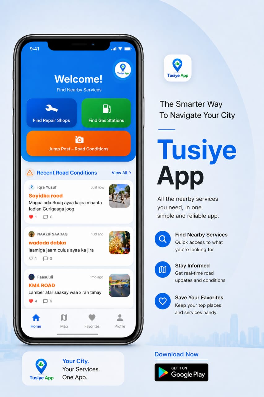 Tusiye app mockup interface